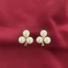 パールイヤリング 上品 清楚系 レディースアクセ ゴールド スワロフスキー