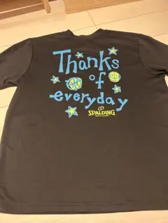 SPALDING Tシャツ ブラック バスケットボールのサムネイル