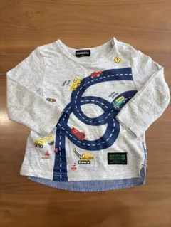 klädskap クレードスコープ　働く乗り物デザイン 長袖Tシャツ 90cm