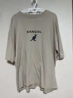 【最終値下げ】KANGOL ベージュTシャツ Mのサムネイル