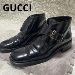 GUCCI ホースビット モンクストラップ アンクルブーツ 37C