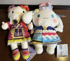 ピューロランドコラボレーション ライブキャラBIGぬいぐるみ キティ シナモン