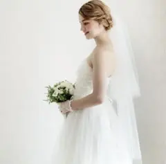 【新品未使用】ANNAN WEDDING ミディアムベール ミドルベール 日本製