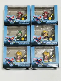【匿名配送】マリオカート　プルバックフィギュアセット