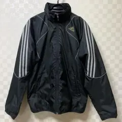 adidas アディダス ナイロンジャケット ブルゾン M ブラック スポーツ