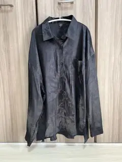Dazy ブラック 花柄 長袖シャツ XL