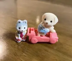 シルバニアファミリーラブラドール・ハスキー赤ちゃんセット