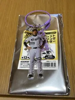 岩崎優　阪神タイガース シークレットワイヤーリングアクリルキーホルダーのサムネイル