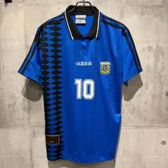 adidas アルゼンチン代表 マラドーナ 10 ゲームシャツ ブルー　M