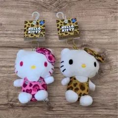 mr2s★様専用ハローキティ♡ヒョウ柄キーホルダーポールチェーンマスコット2個