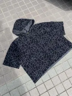 old DIESEL 半袖 hoodie 総柄