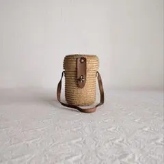 * vintage glass ❀ ヴィンテージ グラス ＆ かご ケース d