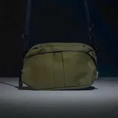 おすすめ 軽量 多収納 斜めがけ ショルダーバッグ かばん 鞄 オリーブグリーン