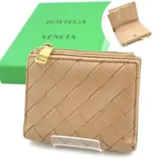 ✨未使用に近い✨　bottega veneta ミニ財布　イントレチャート　刻印