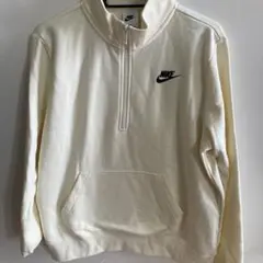 NIKE クリーム色 ハーフジップ トレーナー L新品