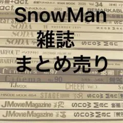 SnowMan 表紙　雑誌　まとめ売り