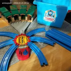 プラレール線路　たためるトーマス機関車まとめセット