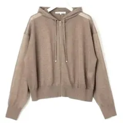 23区 シャイニーシアー ニットパーカー 人気商品 日焼け対策にも◎