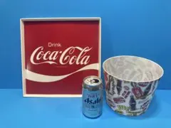 希少 Coca-Cola／コカ・コーラ ポップコーン／スナックバケツ＋プラトレー