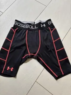 Under Armour 野球用スライディングパンツ XL ブラック/レッド