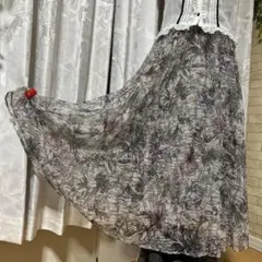 超美品⭐️マイストラーダ⭐️レース二重⭐️ロングプリーツスカート