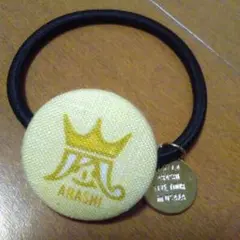 嵐 BeautifulWorld ヘアゴム　黄色　イエロー　グッズ