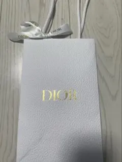 Dior ショッパー 白 リボン付き