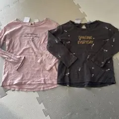 ZARA 長袖カットソー 2枚セット 8-9歳