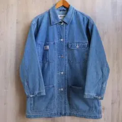 90s～00s オールド エディー バウアー デニムカバーオール メンズM~L