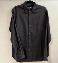 MARGARET HOWELL コットンリネンシャツ グレー Sサイズのサムネイル