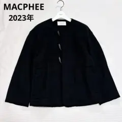 美品✨マカフィー 2023 ラッセルコットン クルーネックジャケット ワッフルのサムネイル