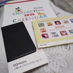 三菱UＦj Disney Characters Calendar 2026