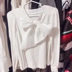 evelyn リボンニット