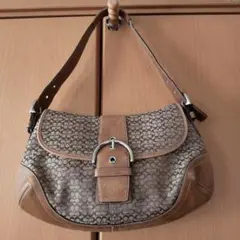 COACH コーチ　ワンショルダー　バッグ　ソーホー　シグネチャー