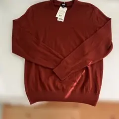 メリノクルーネックセーター ユニクロ m