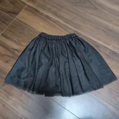 COMME CA FILLE チュールスカート 黒 110cmのサムネイル