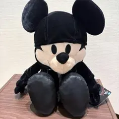 キングダムハーツ 一番くじミッキーマウス ぬいぐるみ フード付き 黒