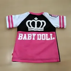 【美品】BABYDOLL 　半袖シャツ　80cm
