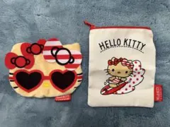 Hello Kitty カプセルトイ ポーチ 2種セット