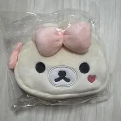 コリラックマ　ミラー付ぬいぐるみポーチ　メイクアップリラックマ