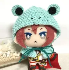 ぬい服　カエルのケープ　ツイステマスコット用