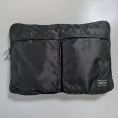 PORTER TANKER　ドキュメントケース　クラッチバッグ　ブラック