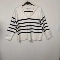 ZARA ストライプ ニットセーター