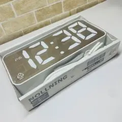 IKEA デジタル時計 ホワイト