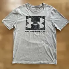 【アンダーアーマー】メンズ 半袖 ビッグロゴ Tシャツ Mサイズ グレー