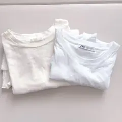 半袖カットソー2点セット【Mサイズ】ZARA、GU