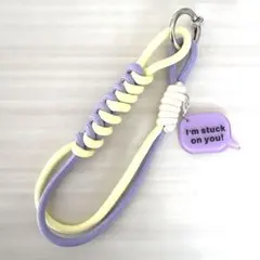 パラコード　スマホストラップ　パステルカラー