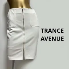 【5159】TRANCE AVENUE タイトスカート M〜L ホワイト