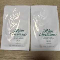 アルビオン　薬用スキンコンディショナー　エッセンシャル　ペーパーマスクN ２枚
