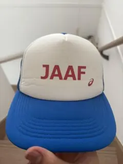 JAAF (日本陸連)アシックス　メッシュキャップ　帽子のサムネイル